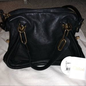 CHLOÉ Paraty Medium Leather Satchel